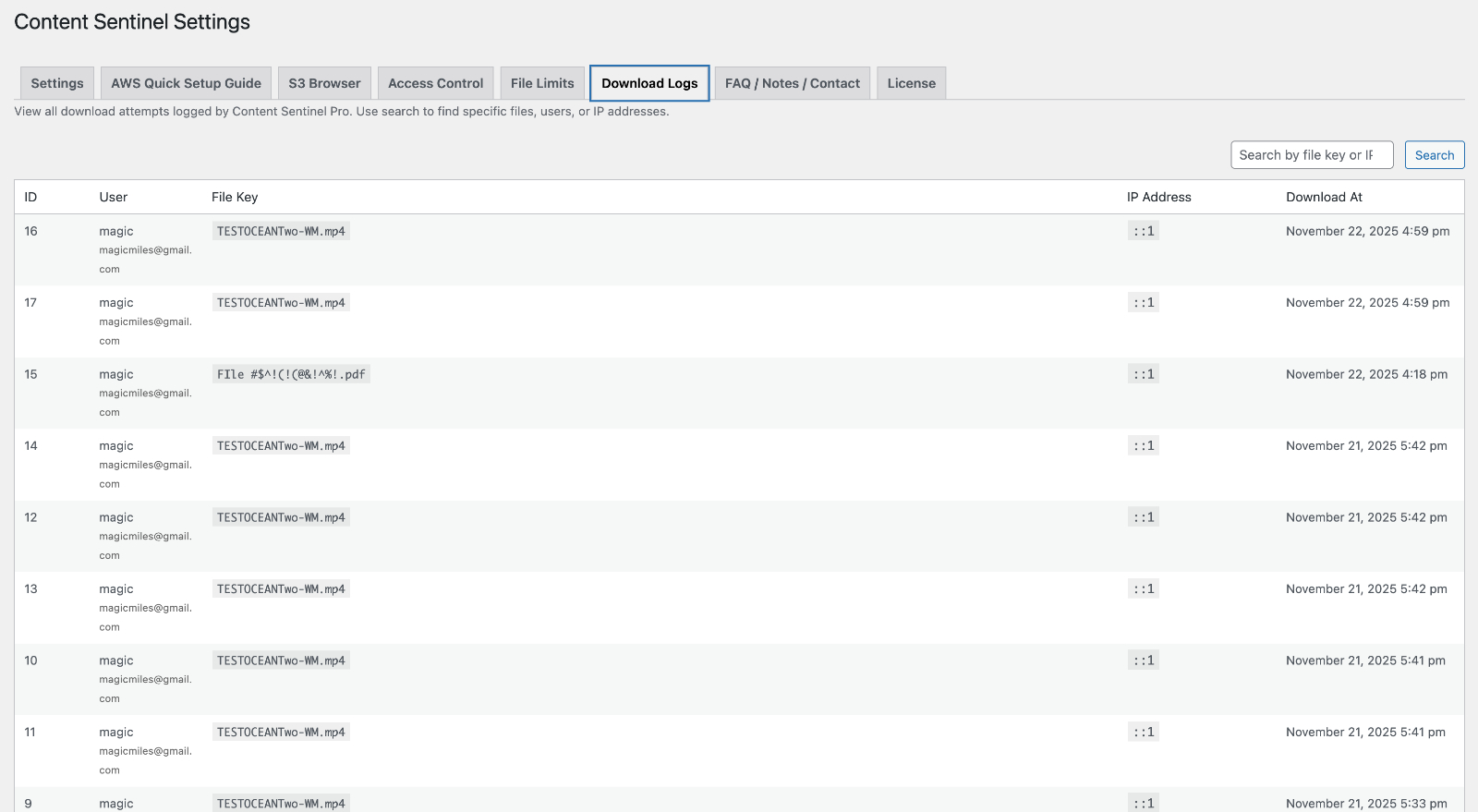 Download Forensics Log